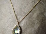 Ｋ18　Moon stone・芥子パール　　Pendant Necklaceの画像