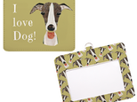 お好きなお顔で!パスケース・定期入れ「I love dog!」の画像