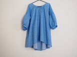 ❀カットボイルふんわりチュニック　ブルー