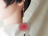 飾り結びかたっぽイヤーカフ「ヒカリキザム」【軽量】浴衣・着物・普段使いに。