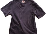 Tシャツ レディース 半袖 オーガニックコットン 草木染め 吊天竺 五倍子 紫の画像