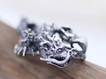 龍-02（登り龍）/シルバーブローチ/ペンダント兼用/sv925/桐箱付の画像