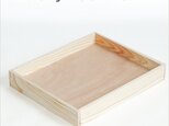 ベーカリーウッドボックス　Mサイズ　木箱　トレイ　ブレッド　パンの画像
