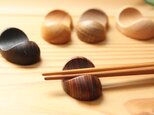 木の箸置き 豆形 木の種類いろいろ5種セット　おまかせセレクトの画像