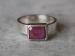 y様 オーダー分＊天然ルビー　指輪＊12号　SV