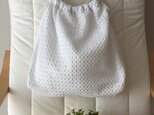 バンブー持ち手のバッグの画像