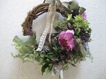 芍薬の初夏のwreath