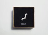 The world map accessory  Japan Pin Silver925の画像