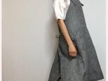 キャミエプロン風ワンピース(チェック)の画像
