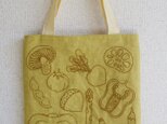 お野菜トートバックbrown