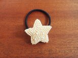 monchi様オーダー用STAR-pearlビーズ刺繍ヘアゴムの画像