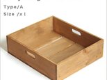 *リサイクルウッドボックスtype/aサイズXL 持ち手穴付き　木箱　収納の画像