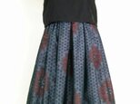大島紬リメイク：タックスカート