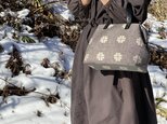 Boston bag  S size [Växbo Lin]黒クロスの画像