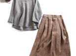 　お得な2点セット　リネンブラウス＋リネンスカート