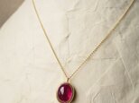 Ｋ18　Pink Tourmaline　　Pendant Necklaceの画像