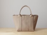 【受注製作】bag in bag 付き帆布トートM（ベージュ)の画像