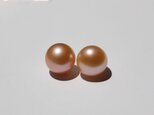 12mm Huge pearl pierce / K18YG.Freshwater pearlの画像