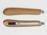 右利き用木製カッターナイフ（チーク）の画像