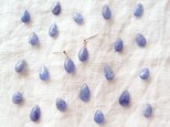 【K10】タンザナイトのしずくピアス