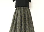 大島紬リメイク：タックスカート