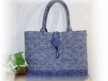 麻糸で織った夏バッグ　Ｂ－１０１　の画像