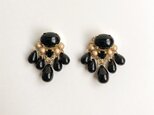 Black bijou ピアス/イヤリングの画像