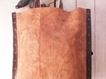8号帆布　柿渋リバーシブルトートバッグ　　(1/2)