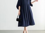 【即納】（再販×12）シフォン　リボン　ワンピース ♪オーダーサイズ可の画像