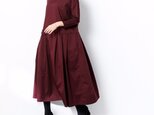 裾上げ無料♪オーダーサイズ可♪コットン　タック　ゆったり　ワンピース