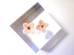 小さい花のpieace／earring (薄ピンク）の画像