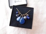 【K14gf】７チャームネックレスセット・blue