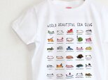 かわいいウミウシＴシャツ　レディースタイプの画像