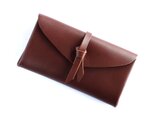 折りロングウォレット マグネットver＃ブラウン / ori long wallet #brownの画像