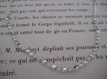 soufflé glass beads necklaceの画像