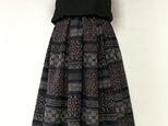 大島紬リメイク：タックスカート