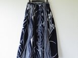 Ｍ様ご予約品＊アンティーク浴衣＊絞り風柄浴衣と菖蒲柄浴衣のパッチスカート（夏裏地つき）