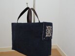 (再入荷)トートバック M ネイビーの画像
