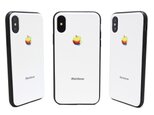 《3D RAINBOW APPLE》 リアルな虹りんご iPhoneX / iPhone10 レザーケースフルカバーの画像