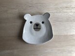 シロクマ顔小皿
