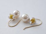 pearl & small flowerの画像