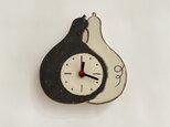 ひょうたんの掛け時計(陶器)