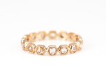 Rosecut Diamond Eternity Ring / Hexagonの画像