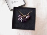 【K14gf】６チャームネックレスセット purple