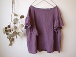 LINEN フリルチュニック *フジイロ*　size FREEの画像