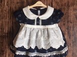 ダッフィーサイズのお洋服 エプロンワンピースの画像