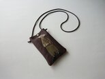 “annco”leather mobile case [gray]の画像
