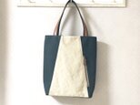 「Michi  bag」＊トートバッグ＊〈深緑〉の画像