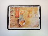 イギリス　童話切手ブローチ3977の画像