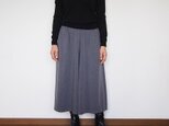 受注製作　秋冬ポンチニットフレアパンツ　グレー